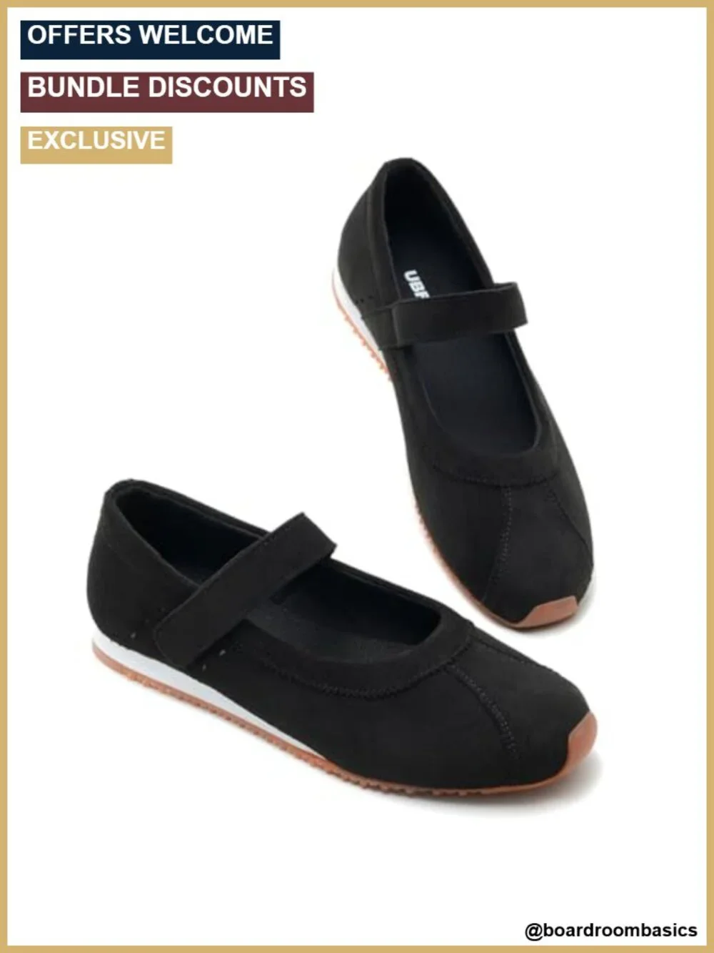 Womens Mary Jane Sneakers Ballet Flats Comfort Slip On Walking Shoes Faux Suede